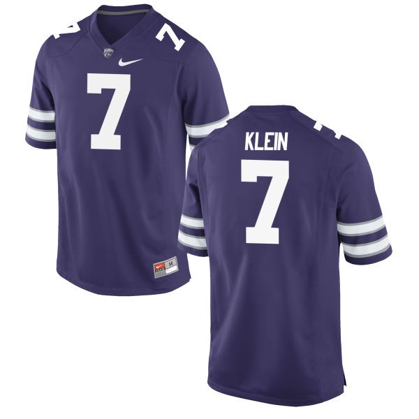 Collin Klein Kansas State Wildcats Men's Jersey - #7 NCAA Blue Limited