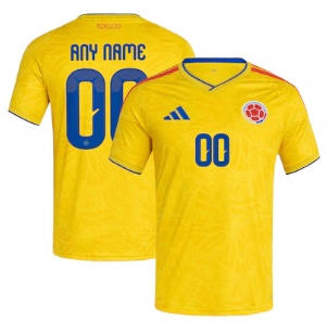 Colombia National Team adidas FIFA x World Cup 2026 Home Replica Custom Jersey - Yellow