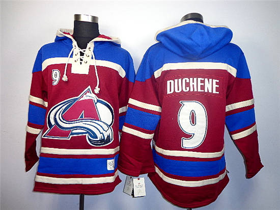 Colorado Avalanche #9 Matt Duchene Red Old Time Hockey Stitched