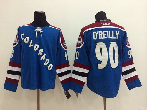 Colorado Avalanche #90 Ryan O'Reilly Blue Third Jersey Stitched