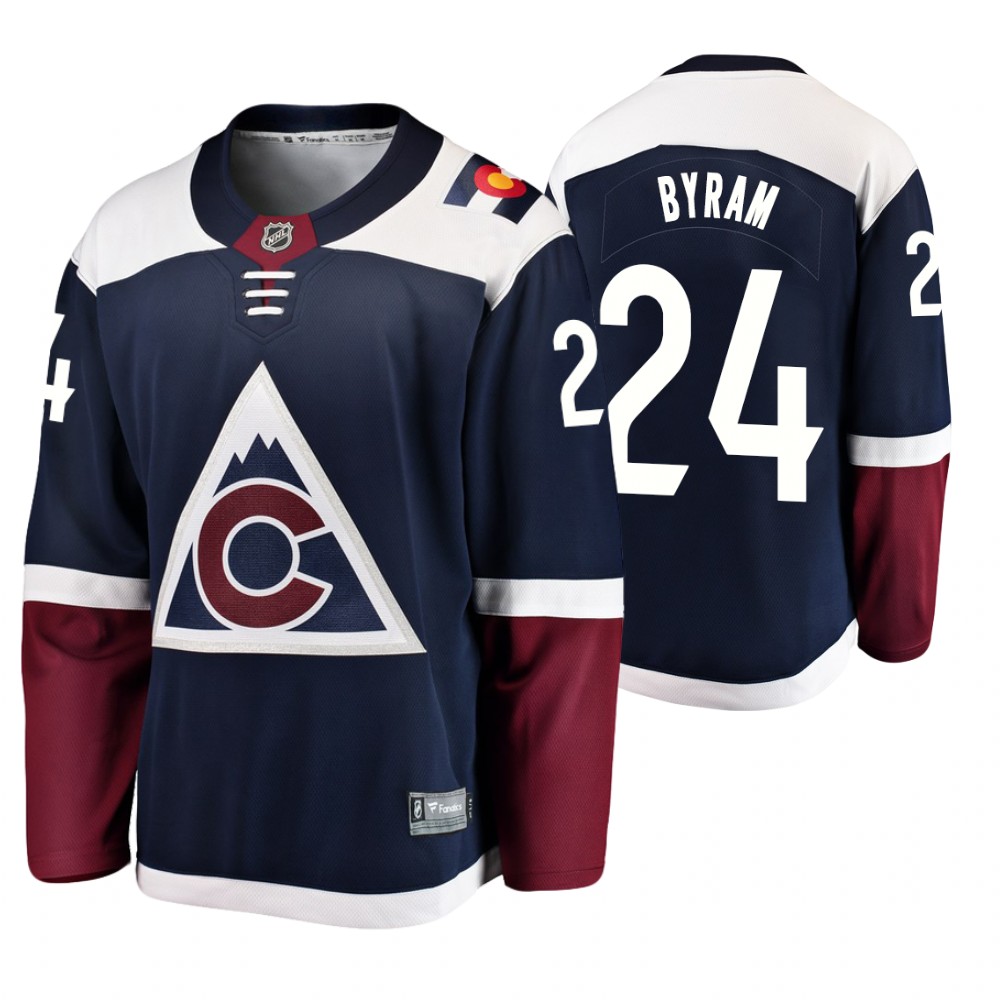 Colorado Avalanche Bowen Byram Men's Alternate Breakaway Player Jersey