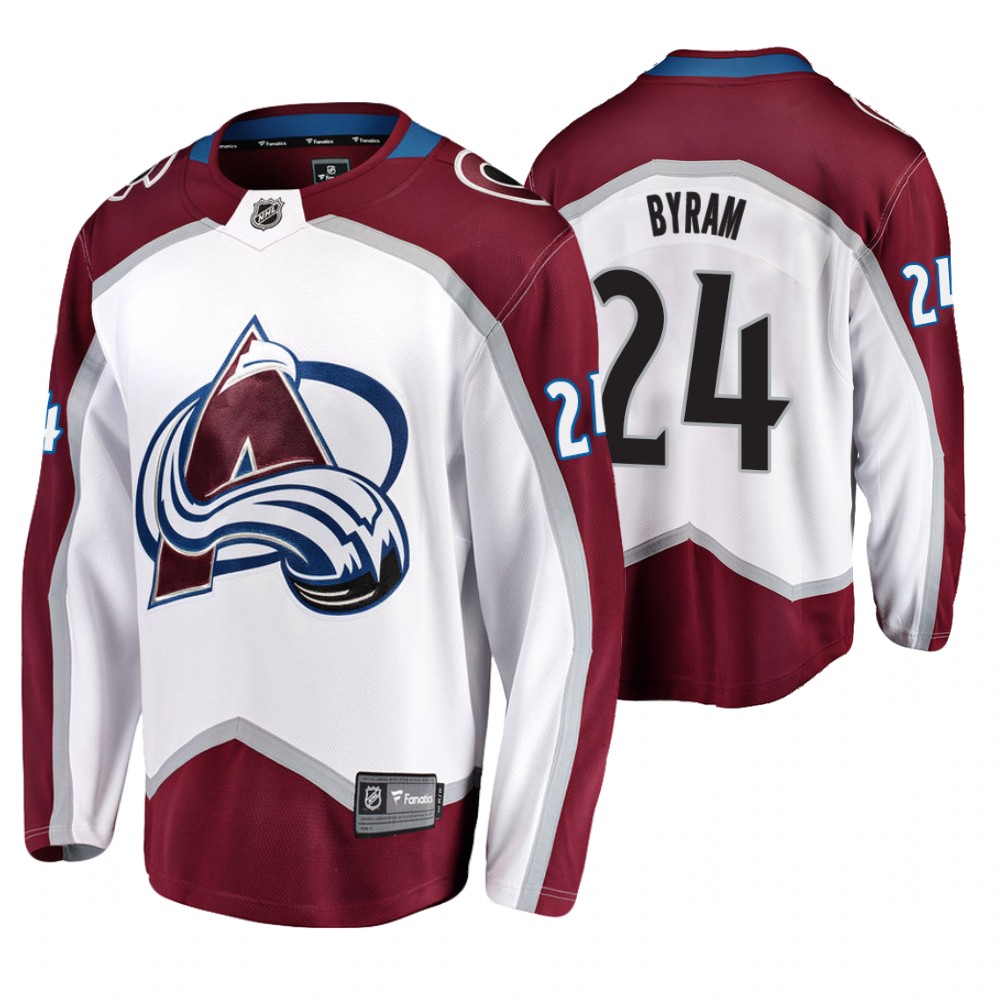 Colorado Avalanche Bowen Byram Men's Away Breakaway Player Jersey