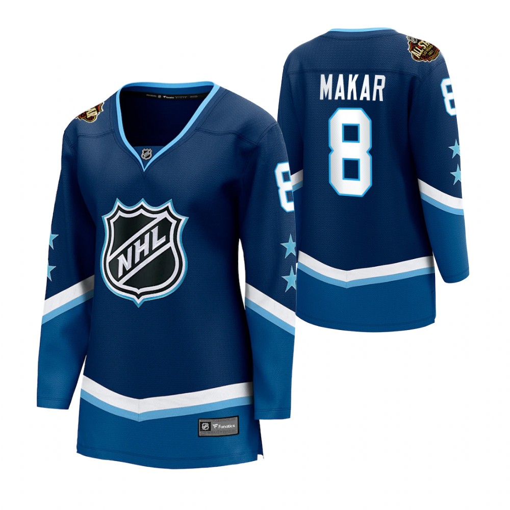 Colorado Avalanche Cale Makar Women Blue 2022 NHL All-Star Jersey
