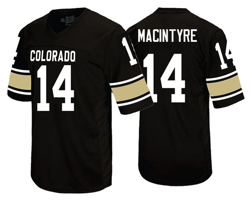 Colorado Buffaloes Black Jay MacIntyre College Football Jersey