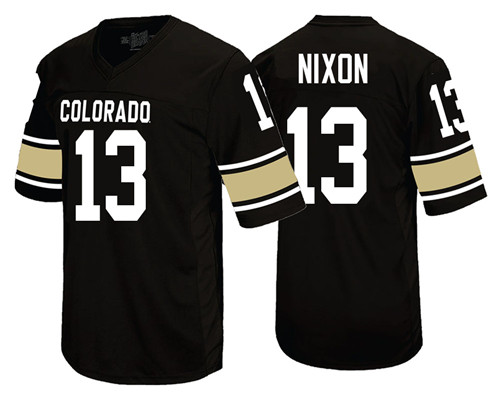 Colorado Buffaloes Black K.D. Nixon College Football Jersey