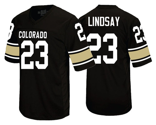 Colorado Buffaloes Black Phillip Lindsay College Football Jersey