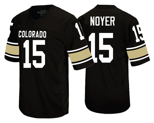 Colorado Buffaloes Black Sam Noyer College Football Jersey