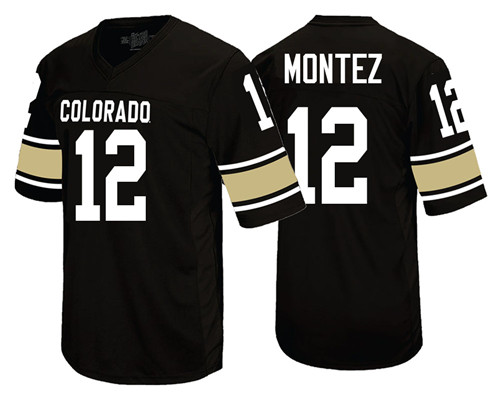 Colorado Buffaloes Black Steven Montez College Football Jersey