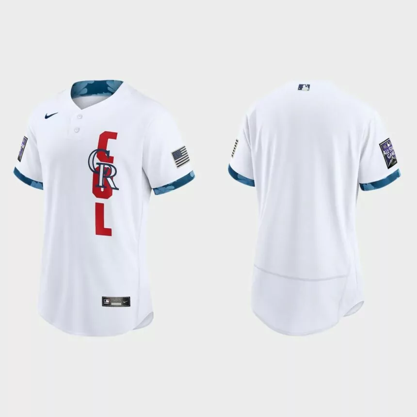 Colorado Rockies 2021 MLB All-Star Game Authentic Jersey – White