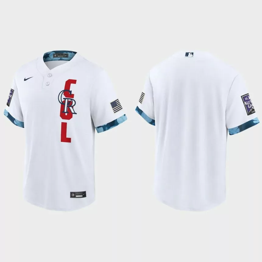 Colorado Rockies 2021 MLB All-Star Game Replica Jersey – White