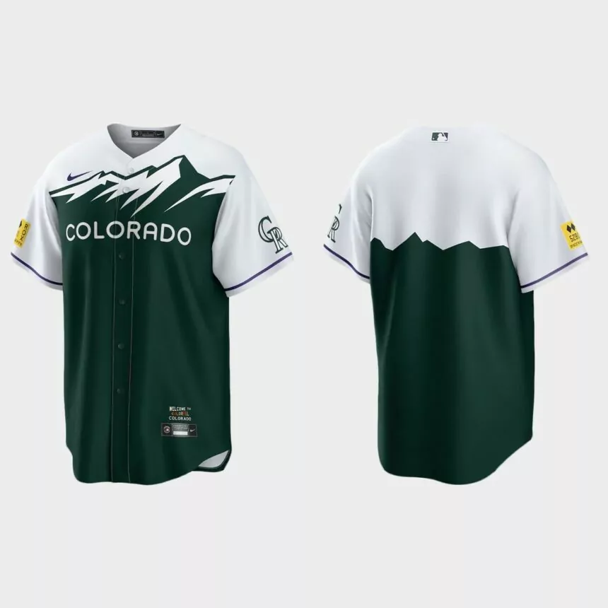 Colorado Rockies 2022 City Connect Replica Jersey – Green