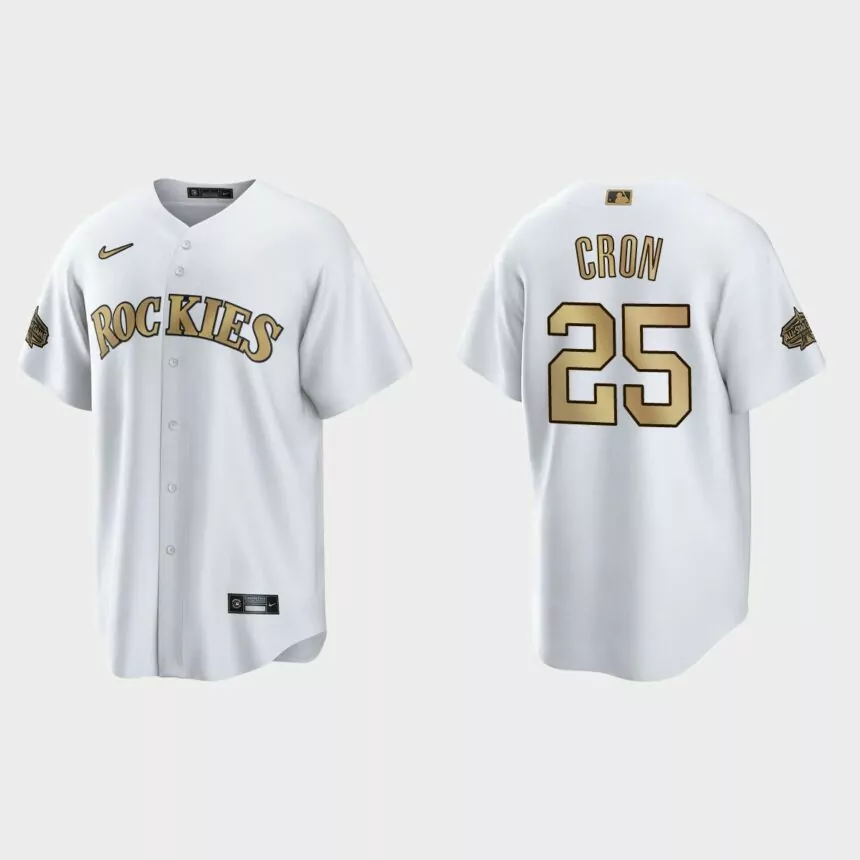 Colorado Rockies C.J. Cron 2022 MLB All-Star Game Replica Jersey – White