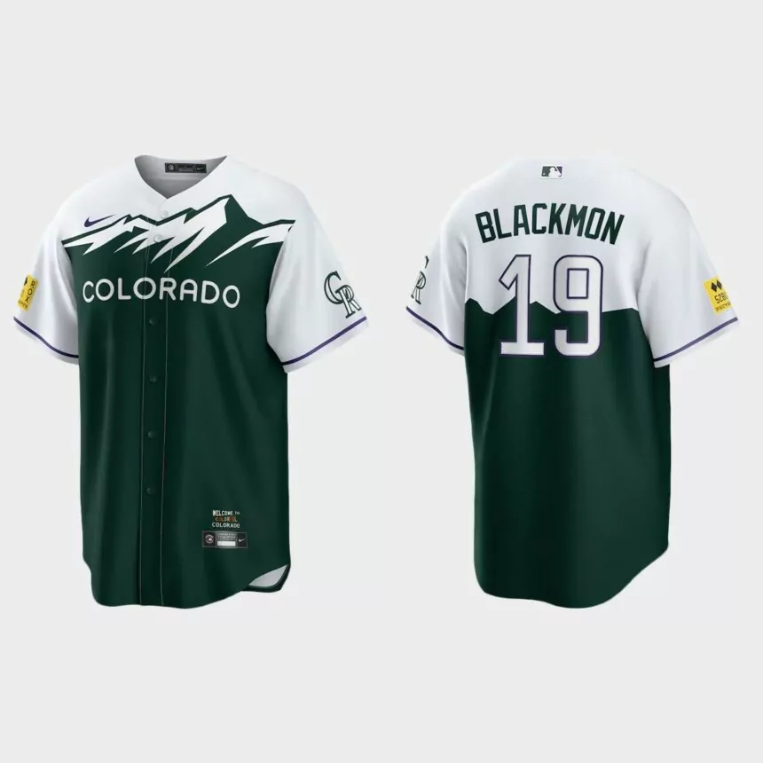 Colorado Rockies Charlie Blackmon 2022 City Connect Replica Jersey – Green