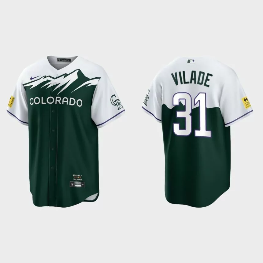 Colorado Rockies Ryan Vilade 2022 City Connect Replica Jersey – Green