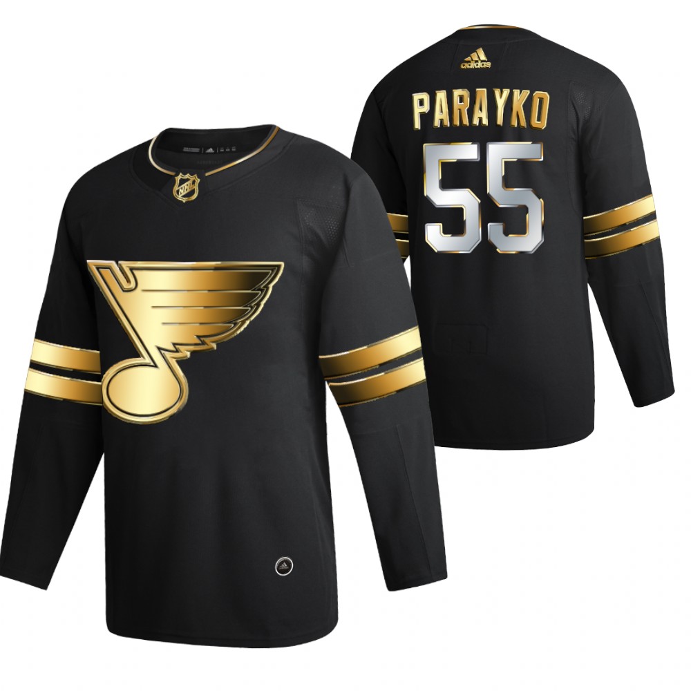 Colton Parayko St. Louis Blues Black 2021 Golden Edition Jersey Limited Authentic