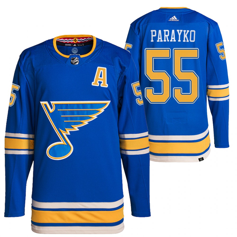 Colton Parayko St. Louis Blues Blue Authentic Pro Alternate Jersey