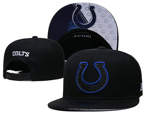 Colts Black Snapback Hat--GS