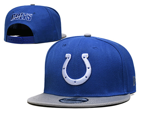 Colts Blue Snapback Hat --TX