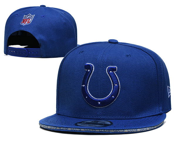 Colts Blue Snapback Hat--TX