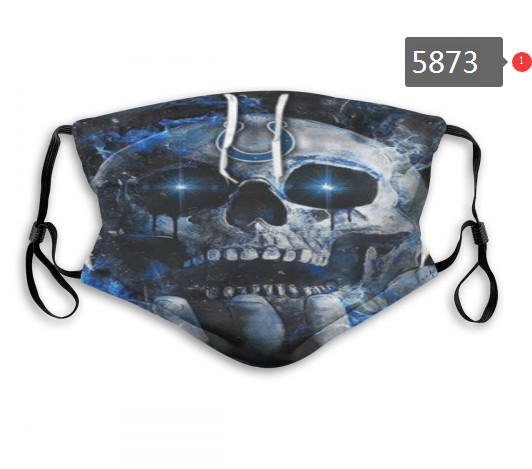 Colts Skull Mask with PM2.5 Filter Double Protection (4)