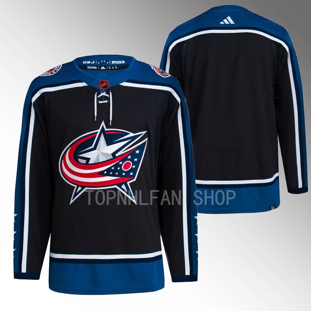 Columbus Blue Jackets Black Reverse Retro 2.0 Authentic Primegreen Hockey Jersey