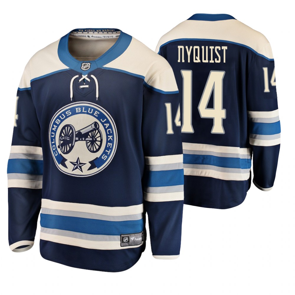 Columbus Blue Jackets Gustav Nyquist Men's Alternate Breakaway Player Fanatics Branded Jersey