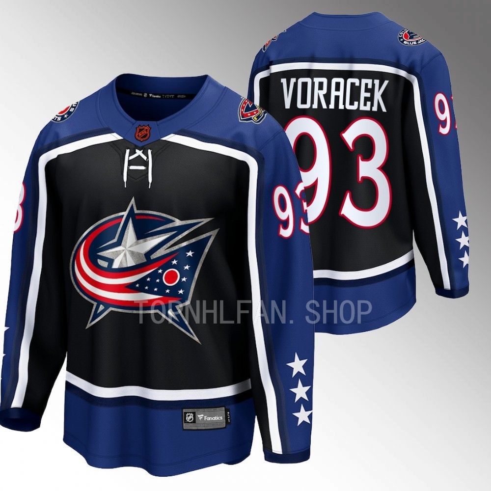 Columbus Blue Jackets Jakub Voracek Navy 2022 Special Edition 2.0 Breakaway Retro Jersey