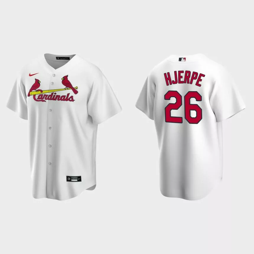 Cooper Hjerpe St. Louis Cardinals 2022 MLB Draft Home Replica Jersey – White