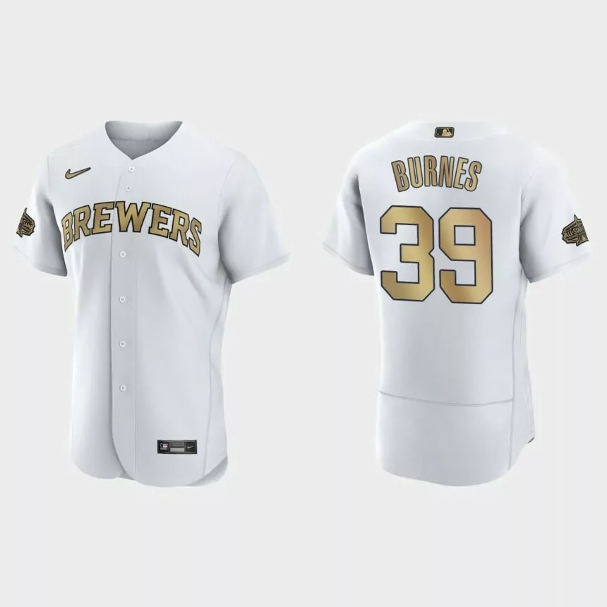 Corbin Burnes Milwaukee Brewers 2022 MLB All-Star Game Authentic Jersey – White