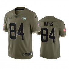Corey Davis New York Jets Nike Olive 2022 Salute To Service Limited Jersey