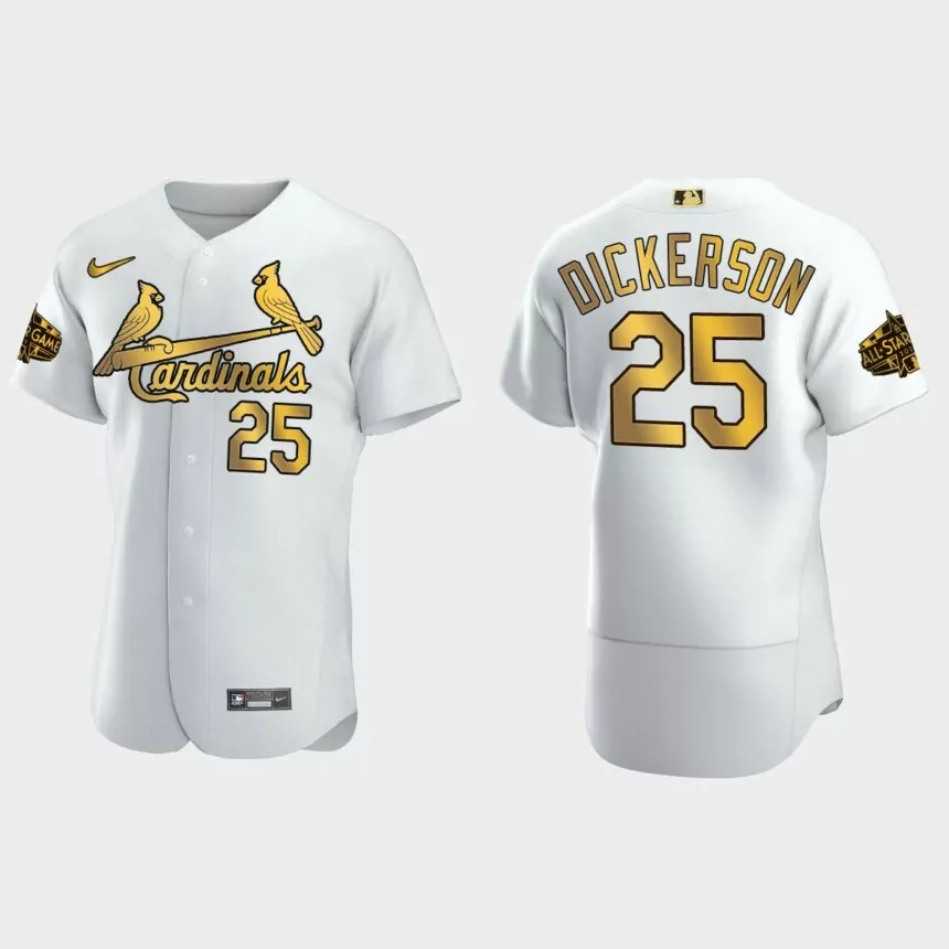 Corey Dickerson St. Louis Cardinals 2022 MLB All-Star Game Jersey – White Gold