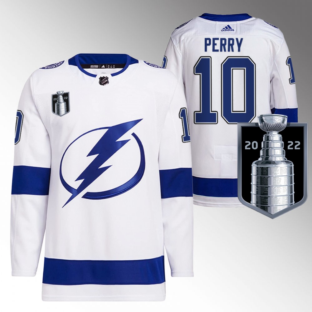 Corey Perry Tampa Bay Lightning White 2022 Eastern Conference Champs Authentic Jersey