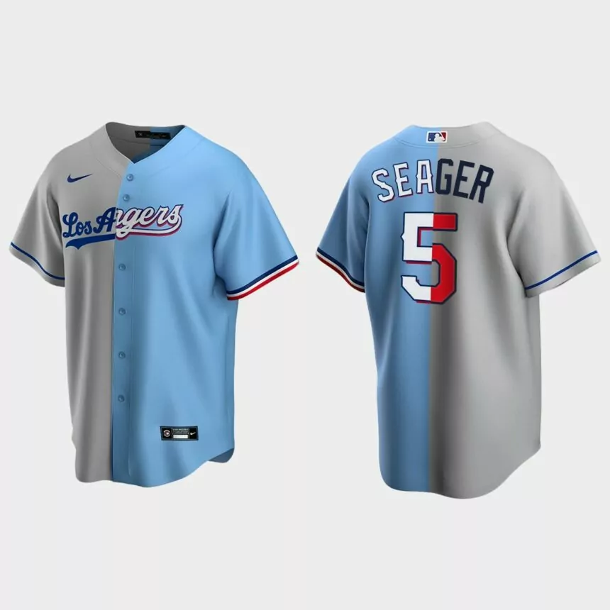 Corey Seager Texas Rangers Split Replica Jersey – Two Tone