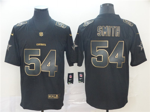 Cowboys 54 Jaylon Smith Black Gold Vapor Untouchable Limited Jersey