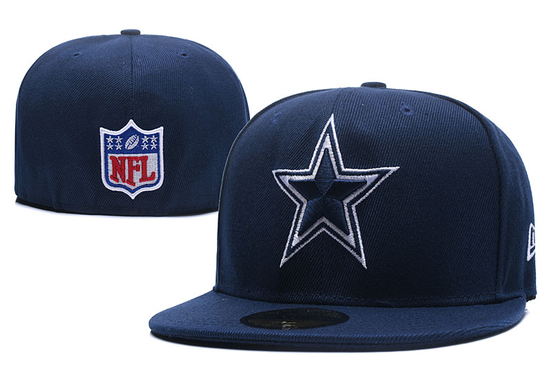 Cowboys Fresh Logo Navy Fitted Hat LX