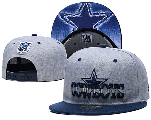 Cowboys Gray Snapback YD
