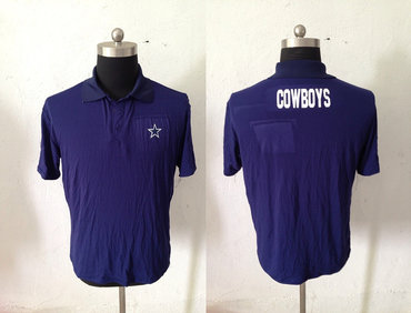 Cowboys NFL polo T-shirt blue
