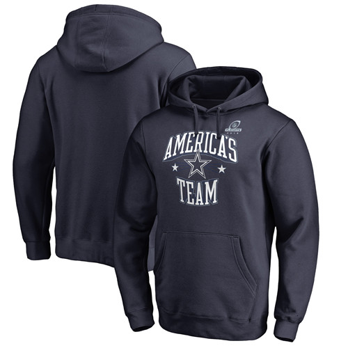 Cowboys Navy 2018 NFL Playoffs America's Team Men's Pullover Hoodie