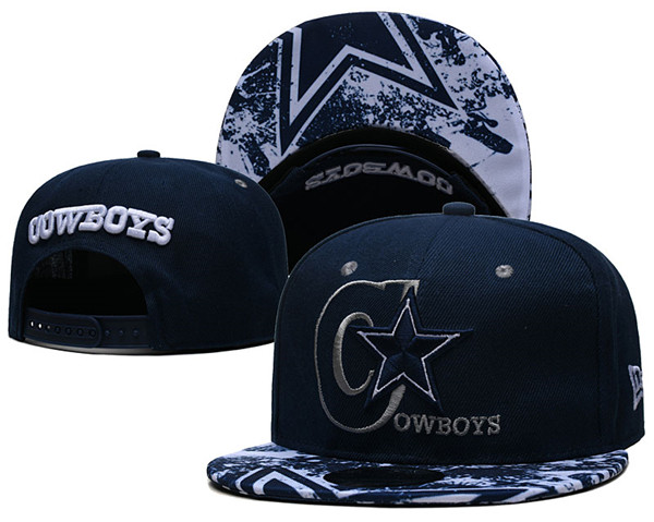 Cowboys Navy Snapback Hat --YD