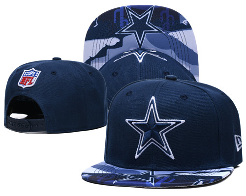 Cowboys Team Logo Navy Adjustable Hat LH