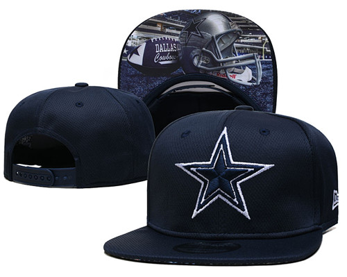 Cowboys Team Logo Snapback Hat -- -TX