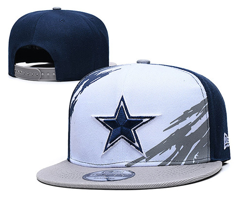 Cowboys Team Logos Adjustable White Hat GS
