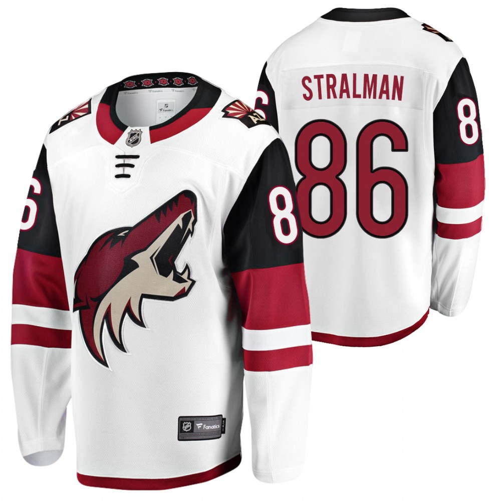 Coyotes Anton Stralman Jersey Away White Player Men