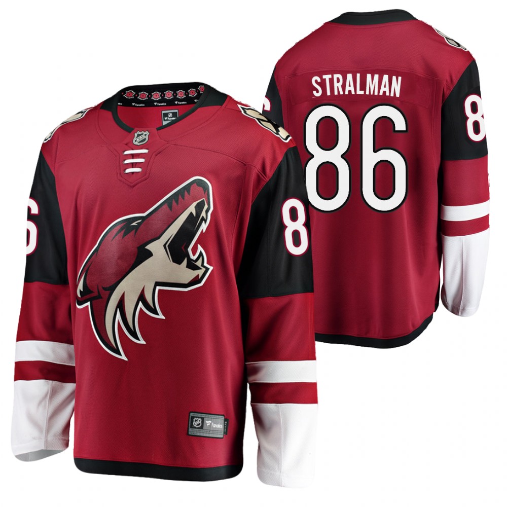 Coyotes Anton Stralman Jersey Home Red Player Men