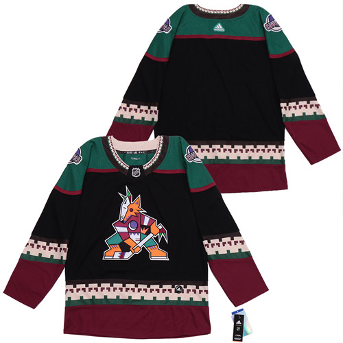 Coyotes Blank Black Adidas Jersey