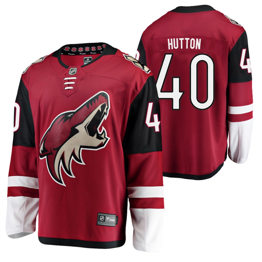 Coyotes Carter Hutton Jersey Home red Player Men