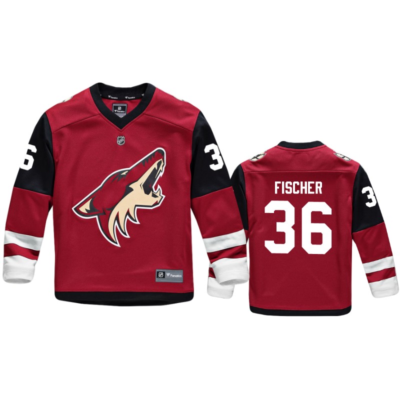 Coyotes Christian Fischer Red Replica Player Home Jersey