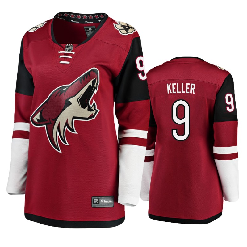 Coyotes Clayton Keller Red Breakaway Player Home Jersey