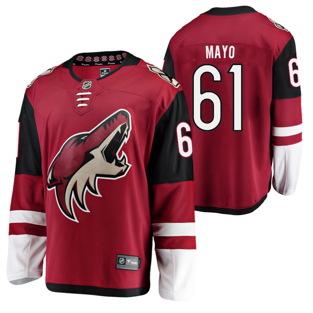 Coyotes Dysin Mayo Jersey Home Red Breakaway Player Men's