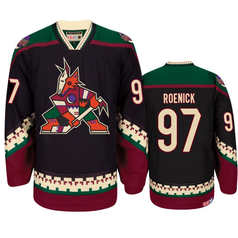 Coyotes Jeremy Roenick Black Classic Throwback Jersey